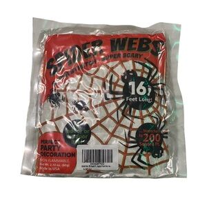 16 Feet Long Spider Web Party Decoration